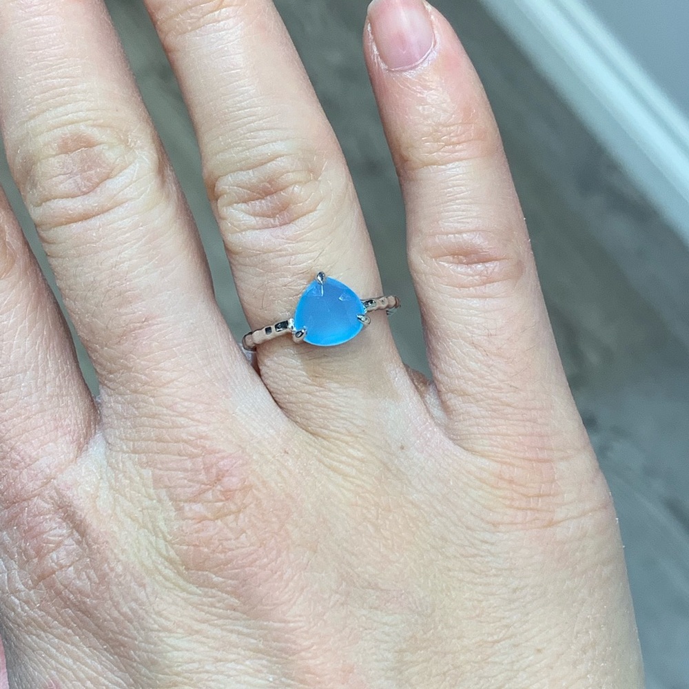 Blue Chalcedony Ring